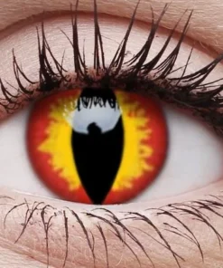 ColourVue Dragon Eye Halloween Coloured Contact Lenses 8 ColourVue Dragon Eye Halloween Coloured Contact Lenses