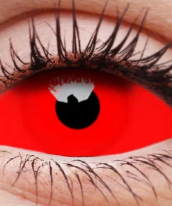 ColourVue Buy Costumes Cyclops Contact Lenses Full Eye Red