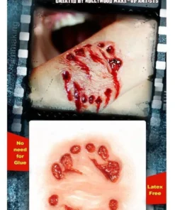 Tinsley Transfers Animal Bite Fake Realistic Wound 3D FX Transfer Halloween Makeup