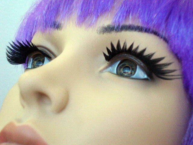 Carnival Products Jagged False Black Eyelashes 3 Carnival Products Jagged False Black Eyelashes