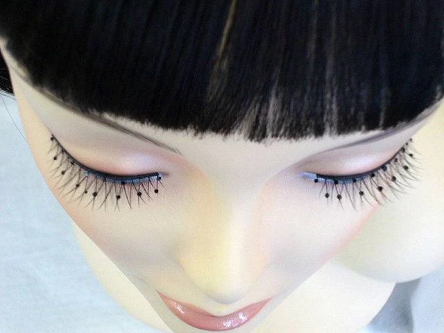 Carnival Products Beads Black False Eyelashes Black 3 Carnival Products Beads Black False Eyelashes Black