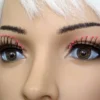 Carnival Products Droplets Pink False Eyelashes Black