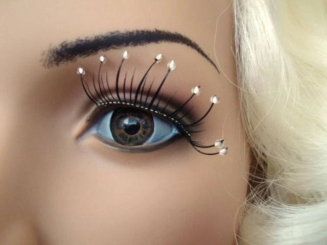 Carnival Products Water Drops False Eyelashes Black Womens 3 Carnival Products Water Drops False Eyelashes Black Womens