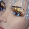 Carnival Products Dramatic Gold Tinsel False Eyelashes Womens 1 Carnival Products Dramatic Gold Tinsel False Eyelashes Womens