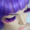 Carnival Products Feathery Large Purple False Eyelashes Womens