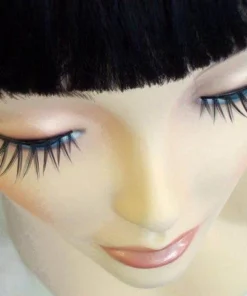 Carnival Products Womens Eyelashes Zig Zag Black