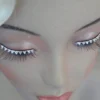 Carnival Products Jewel Trim False Eyelashes Black Womens