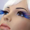 Carnival Products Feather Tip Blue False Eyelashes