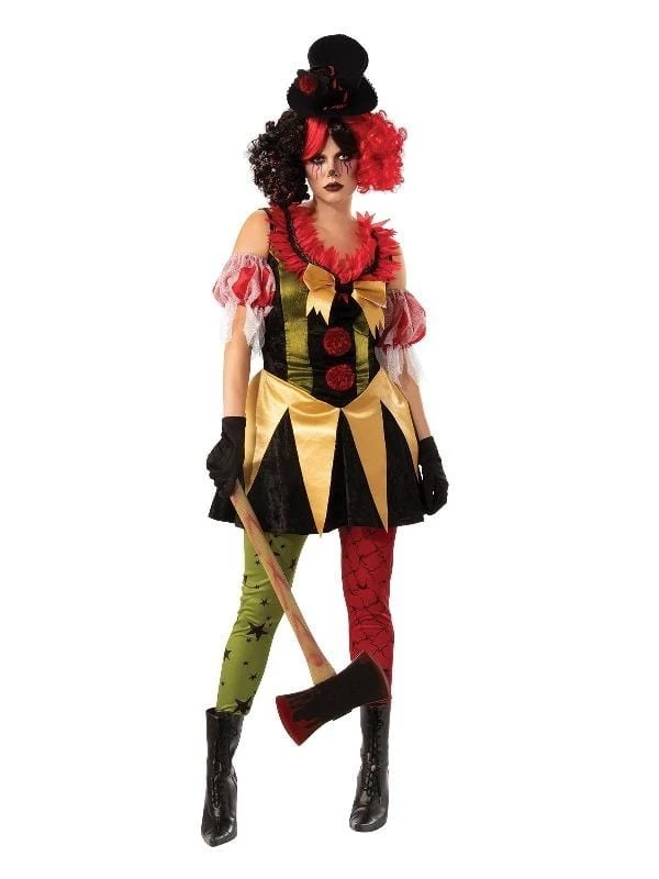 Rubies Evil Clown Lady Adult Halloween Costume Womens 3 Rubies Evil Clown Lady Adult Halloween Costume Womens