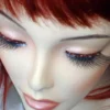 Carnival Products Glitter Trim Red False Eyelashes Womens