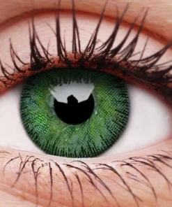 ColourVue Buy Costumes Yellow Green Contact Lenses