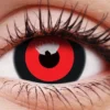 ColourVue Black Red Ghouls Coloured Contact Lenses
