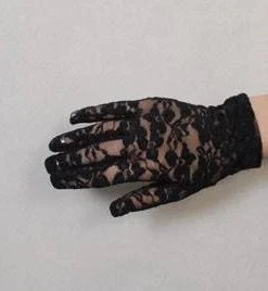 Interalia Lace Short 80's Costume Gloves Womens