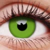 ColourVue Buy Costumes Glow Green Contact Lenses