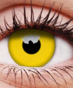 ColourVue Glow Yellow Contact Lenses Buy Costumes