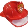 Sweidas Mens Red Fireman Costume Hat Chief Helmet
