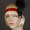Interalia Flower Red Flapper Deluxe Headband
