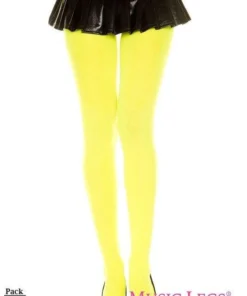 Music Legs Tights Opaque Coloured Regular Size Pantyhose Fancy Dress