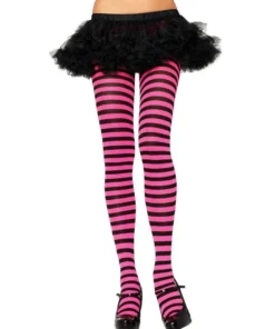 Music Legs Womens Striped Coloured Tights Fancy Dress Stockings 17 Music Legs Womens Striped Coloured Tights Fancy Dress Stockings