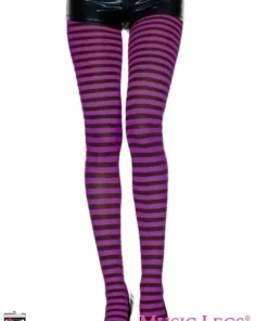 Music Legs Womens Striped Coloured Tights Fancy Dress Stockings 18 Music Legs Womens Striped Coloured Tights Fancy Dress Stockings