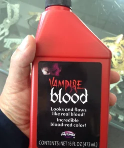 Jack In The Box Blood Vampire Bottle Halloween Makeup 473ml