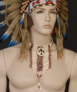 Interalia Native American Indian Bone Body Shield Womens