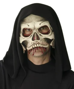Carnival Products Skull Mask Halloween Skeleton Adult Costume Halloween Accessory