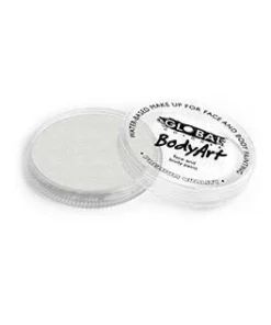 Global Colours Womens Body Art White & Black Cake Face Paint