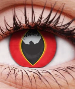 ColourVue Red Mad Frog Coloured Contact Lenses