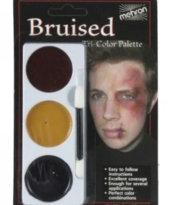 Womens Bruised Mehron Tri-Colour Palette
