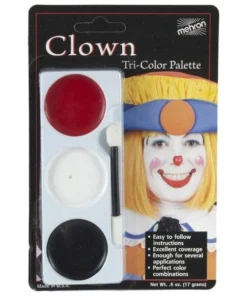 Clown Mehron Tri-Colour Palette Womens