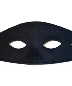 Tomfoolery Mens Zorro Black Style Masquerade Eye Mask