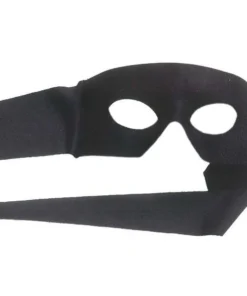 Tomfoolery Pimpernel Mask Black Tie Up Men's Masquerade Womens