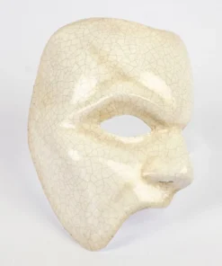 Carta Alta Phantom Of The Opera Mask Mens Venetian Masquerade Crackled