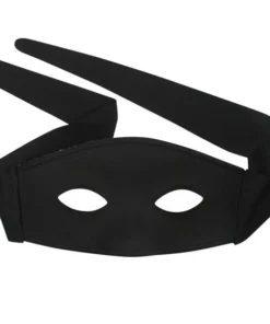 Tomfoolery Mens Zorro Black Men's Masquerade Mask