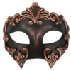 Tomfoolery Lorenzo Men's Masquerade Baroque Inspired Venetian Style Mask