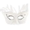 Tomfoolery Womens Inca Feather Eye Masks Women Masquerade Mask