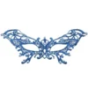 Tomfoolery Serena Women's Blue Masquerade Lace Mask