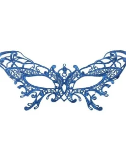 Tomfoolery Serena Women's Blue Masquerade Lace Mask