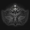 Carta Alta Giglio Venetian Mask Filigree Metal & Crystal Ladies Masquerade Womens 2 Carta Alta Giglio Venetian Mask Filigree Metal & Crystal Ladies Masquerade Womens