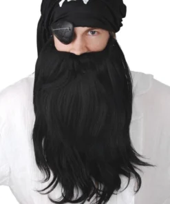 Tomfoolery Beard Black Fake Costume Beard
