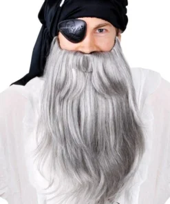 Tomfoolery Grey Fake Costume Beard Mens