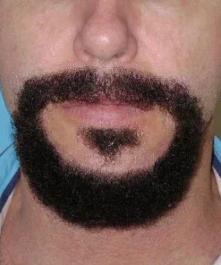 Carnival Products Beard And Mo Black False Short Stage Beard And Moustache