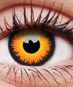 ColourVue Orange Werewolf 1 YEAR Contact Lenses Buy Costumes