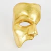 Carta Alta Mens Phantom Of The Opera Gold Venetian Masquerade Mask