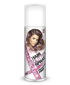 Carnival Products Womens Pink Glitter Hair Spray