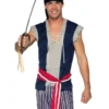 Leg Avenue Plank Walking Pirate Men's Costume Mens 1 Leg Avenue Plank Walking Pirate Men's Costume Mens