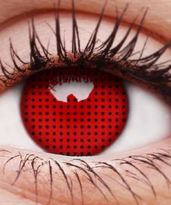ColourVue Red Screen Coloured Contact Lenses Buy Costumes