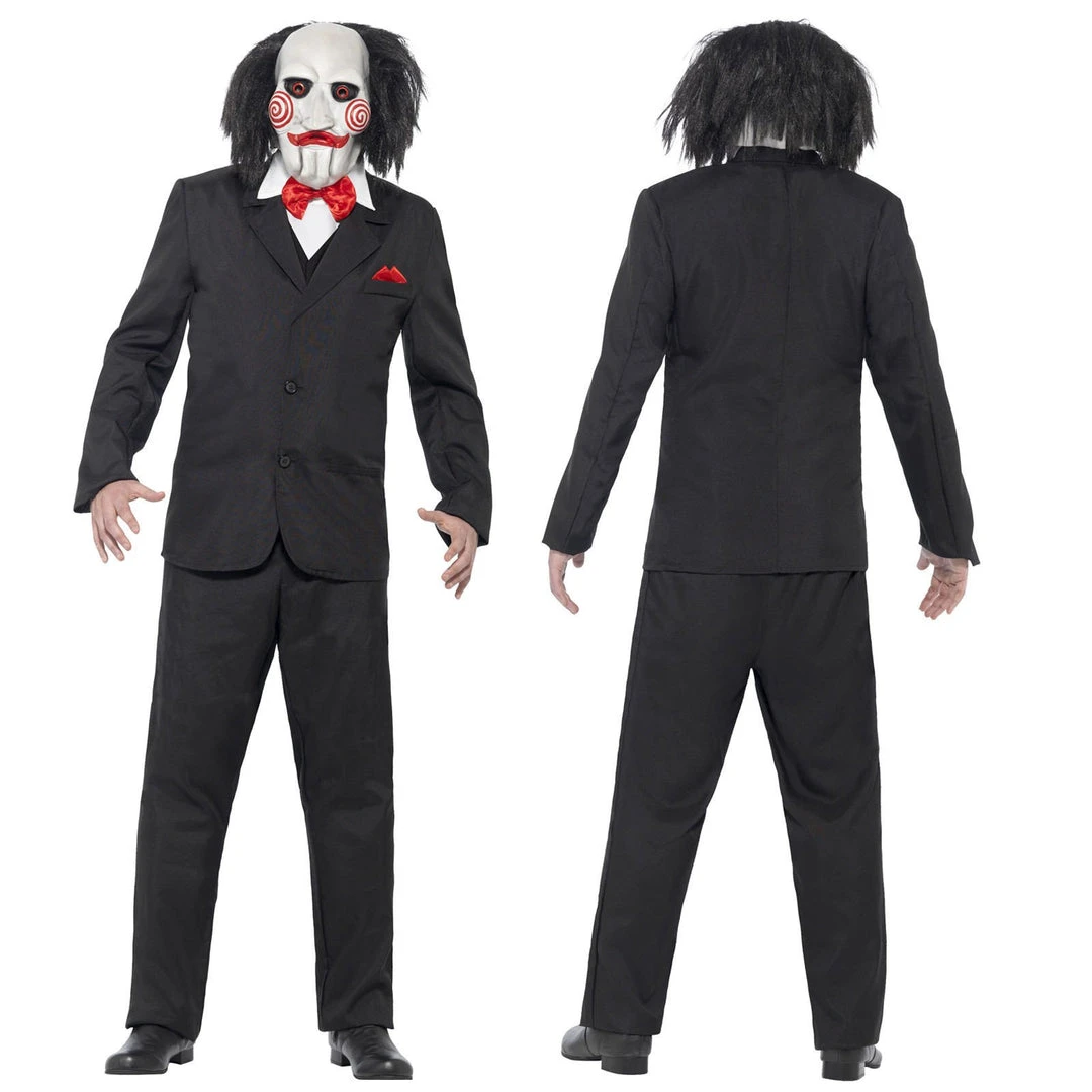 Smiffy's Saw Jigsaw Puppet Adult Halloween Costume Mens Licensed Fancy Dress 6 Smiffy's Saw Jigsaw Puppet Adult Halloween Costume Mens Licensed Fancy Dress