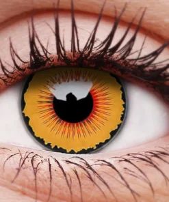 ColourVue Solar Orange Contact Lenses Buy Costumes